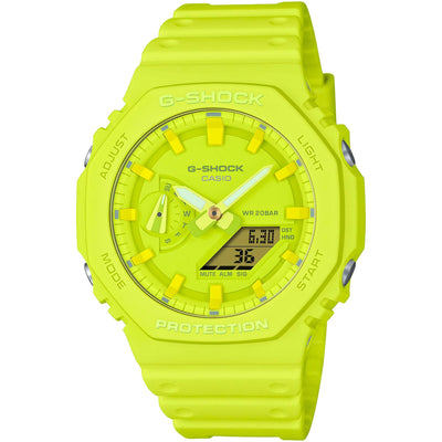 CASIO Men's G-Shock Watch Green GA-2100-9A9ER image 0