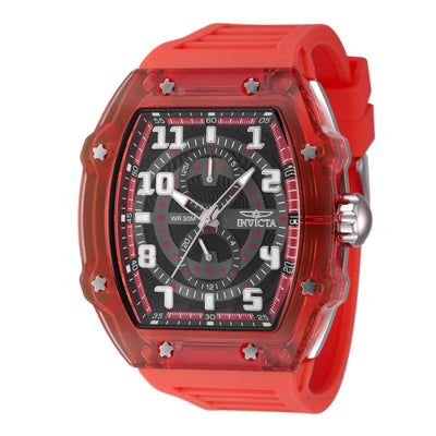 INVICTA Men's Racing Arcane Translucent 48mm Watch Black/Red image 0