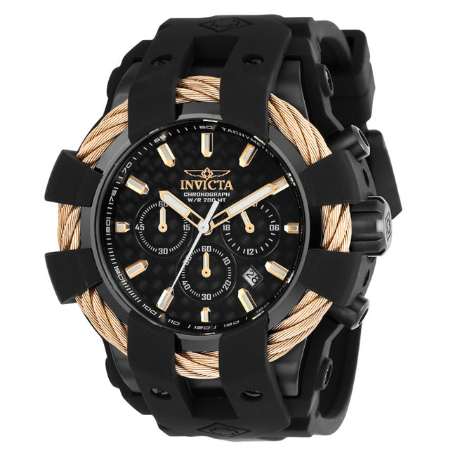 INVICTA Men's Bolt Extreme 48mm Chronograph Black / Gold Watch