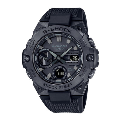 CASIO Men's G-Shock G-STEEL Carbon Tough Solar Watch GST-B400BB-1AER image 0