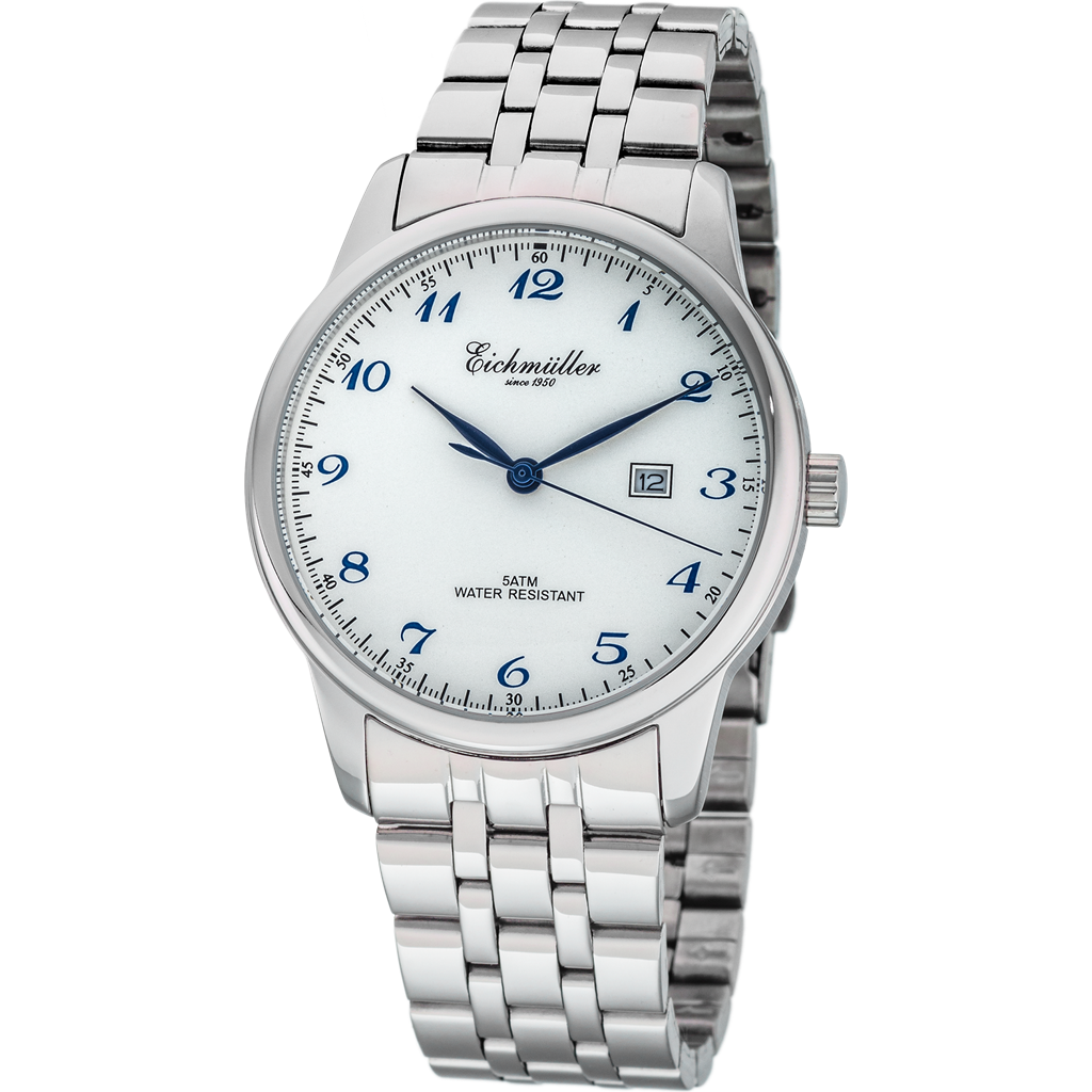 EICHMULLER since 1950 Traditional Eichmüller Steel White Watch image 0