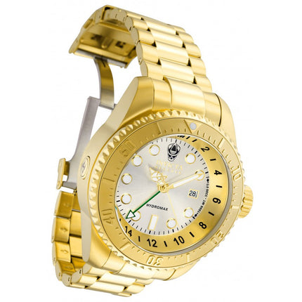 INVICTA Men's Reserve Hydromax GMT 52mm Gold / Champagne 1000m Watch