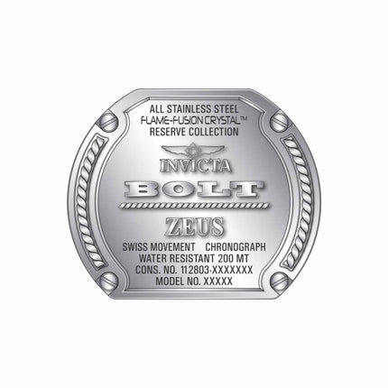 INVICTA Men's Bolt Zeus Chronograph Silver / Patriot Edition Watch
