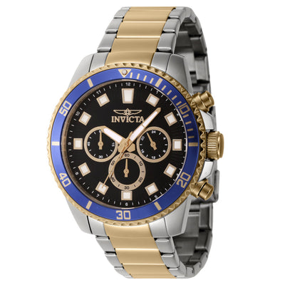 INVICTA Men's Pro Diver Chronograph 45mm Watch Two Tone/Blue image 0