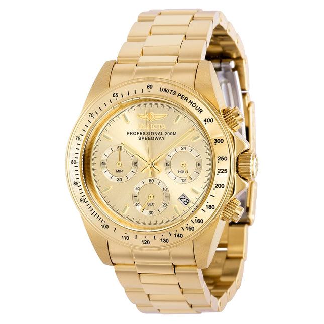 INVICTA Men's Speedway Mongolia 39.5mm Gold Edition Chronograph Watch