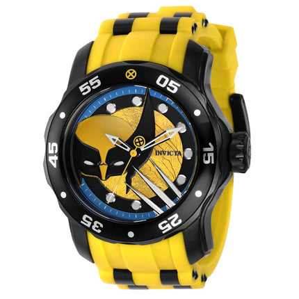 INVICTA Men's Marvel Limited Edition Wolverine Black / Yellow Watch