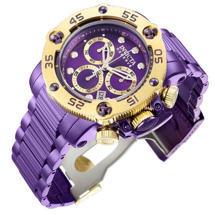 INVICTA Men's Reserve Propellar Chronograph Purple / Gold Watch
