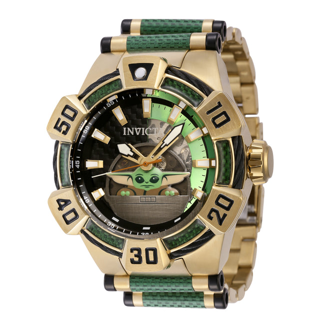 INVICTA Men's STAR WARS Mandalorian The Child Automatic Limited Edition Steel Infused Watch