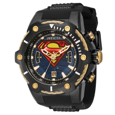 INVICTA Men's DC Comics Limited Edition Superman 53mm Black / Gold Watch