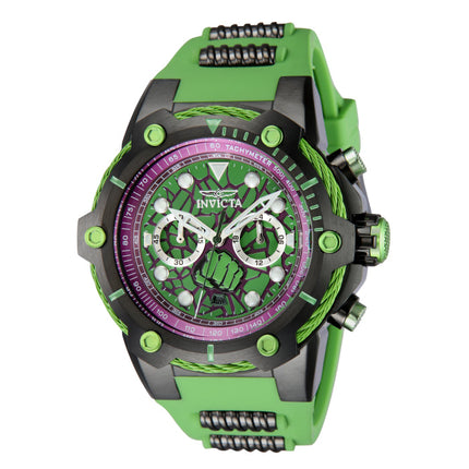 INVICTA Men's Marvel Limited Edition Hulk Chronograph Black / Green Watch