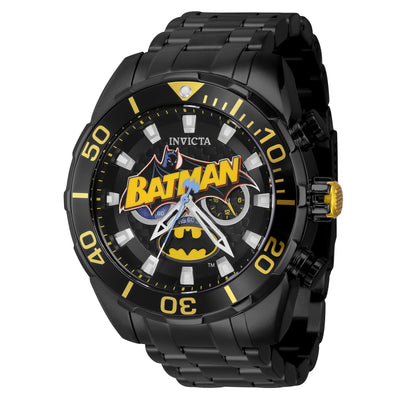 INVICTA Men's DC Comics Batman Limited Edition The Bat 50mm Chronograph Watch