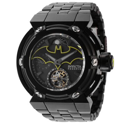 INVICTA Men's DC Comics Batman Ltd Edition Automatic Moonphase 46mm Watch Black