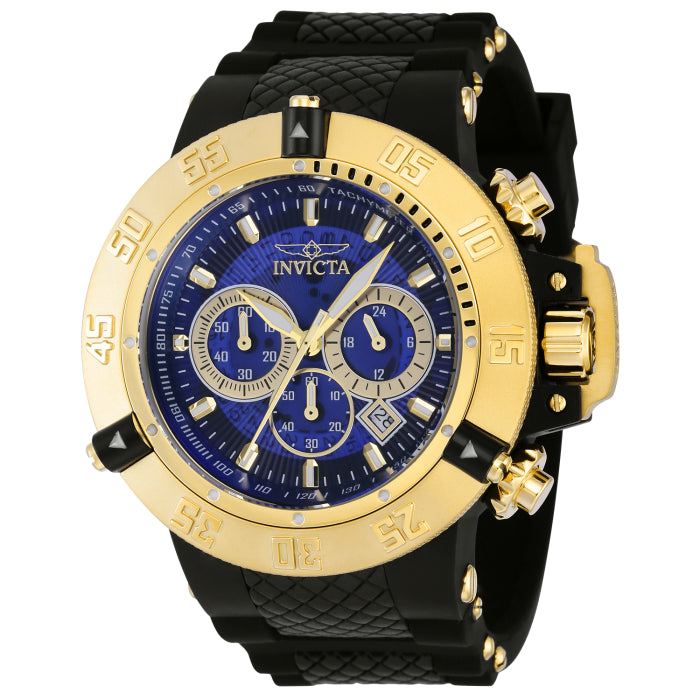 Blue and outlet gold invicta watch