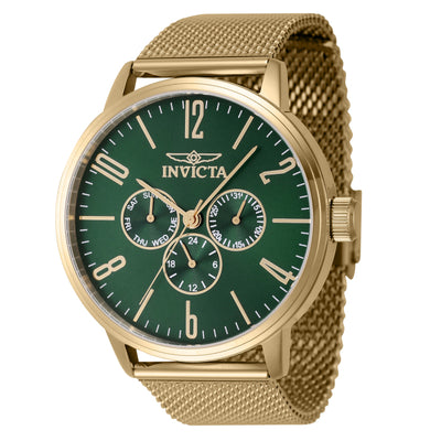 Invicta Men's Classic Speciality 44mm Watch Gold/Green