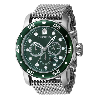 INVICTA Men's Pro Diver Colossus 48mm Steel Milanese Watch Mint Green