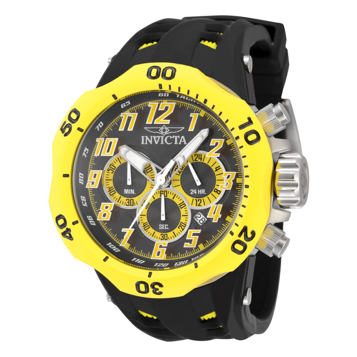 INVICTA Men's Reserve Venom Hydra 52mm Chronograph Watch Yellow