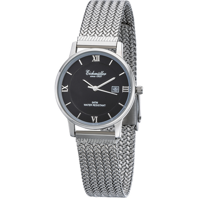 EICHMULLER since 1950 Mesh Strap Lady, Silver/Black Watch image 0