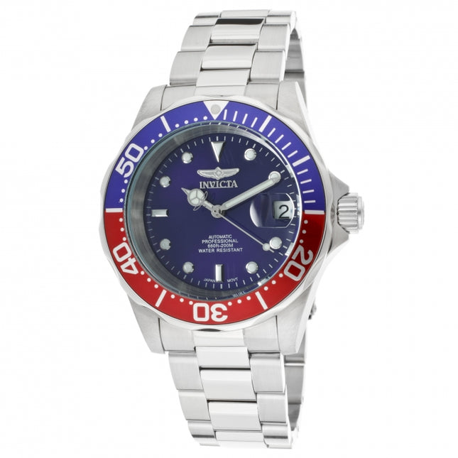 INVICTA Men's 40mm Pro Diver Automatic Pepsi Watch