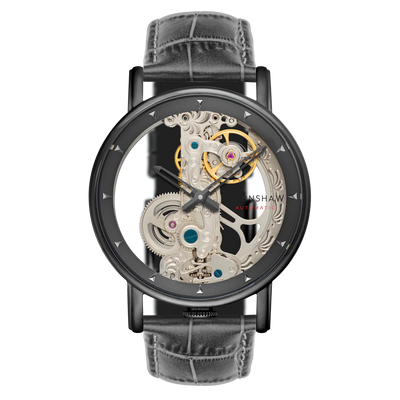 THOMAS EARNSHAW FOWLER BRIDGE AUTOMATIC Silver / Grey Watch