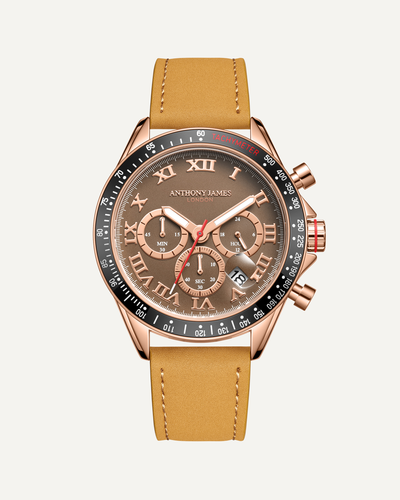 Tachymeter Turbo Rose Brown image 0