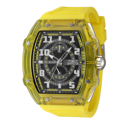 INVICTA Men's Racing Arcane Translucent 48mm Watch Dark Grey/Yellow image 0