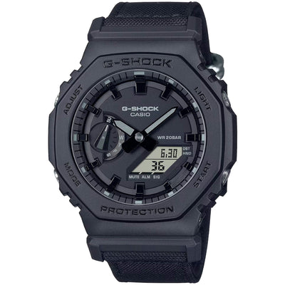 CASIO Men's G-Shock Watch Black Nylon GA-2100BCE-1AER image 0