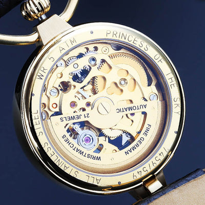 ZEPPELIN Lady 7459-5 Princess of the Sky White/Gold Watch image 0