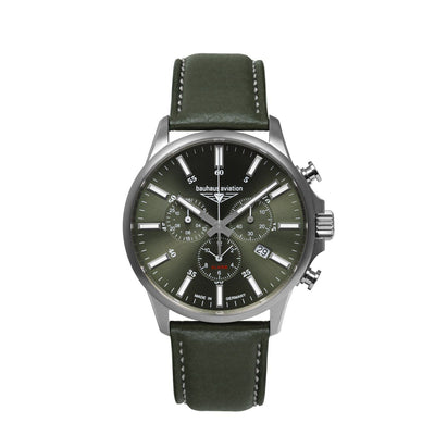 BAUHAUS AVIATION Men’s Titanium Quartz Chronograph Watch 28804 image 0