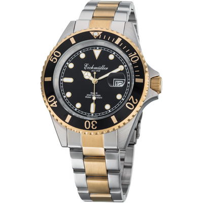 EICHMULLER since 1950 Mark III Diver 20ATM Two Tone/Black Watch image 0