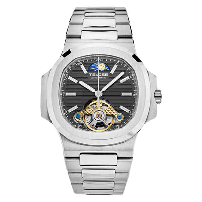 TEVISE Berlin Moonphase Open Heart Automatic Watch image 0