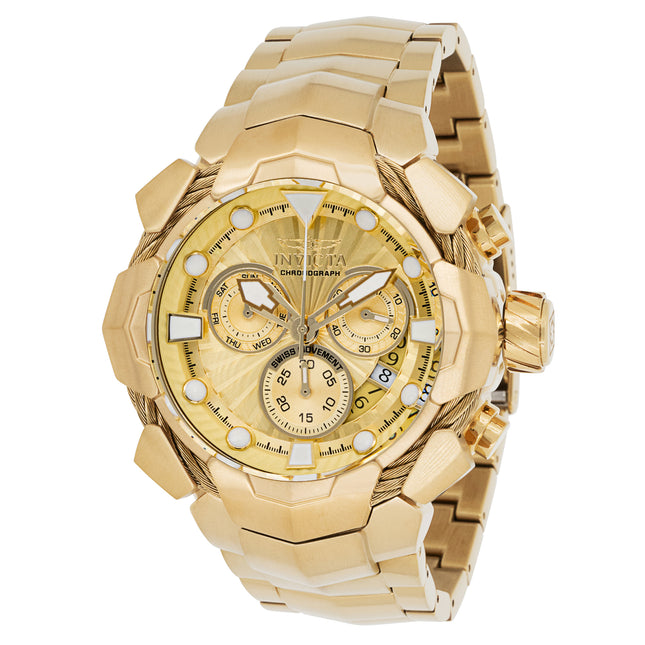 INVICTA Men's Bolt Excelsior 54mm Chronograph Gold Watch