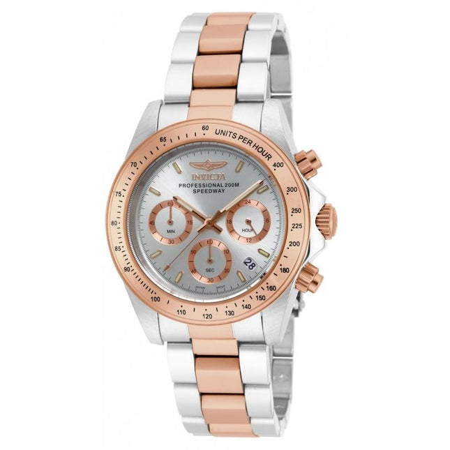 INVICTA Men's Speedway 39.5mm Two Tone Rose Gold Watch