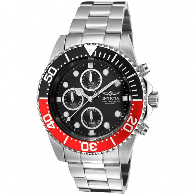 INVICTA Men's Oceanic Pro Diver 43mm Chronograph Silver / Coca Cola Watch