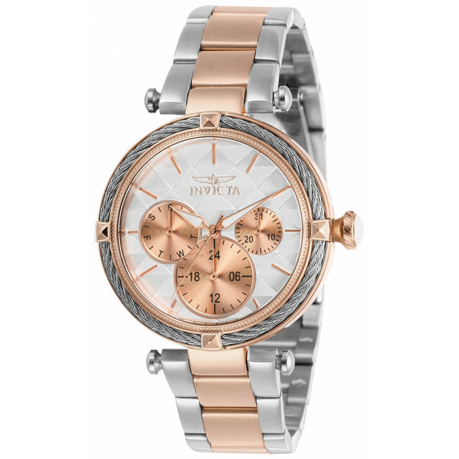 INVICTA Women's Bolt Two Tone Rose Gold Cable 39mm Watch