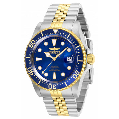 INVICTA Men's Pro Diver 42mm Jubilee Bracelet Watch Two Tone/Blue