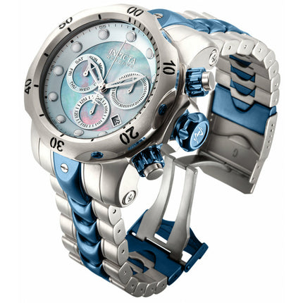 INVICTA Men's Venom Chronograph 1000m Steel/Dark Blue 54mm Watch