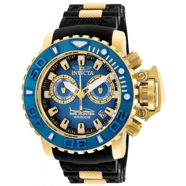 INVICTA Men's Sea Hunter Suisse Gold/Blue Watch