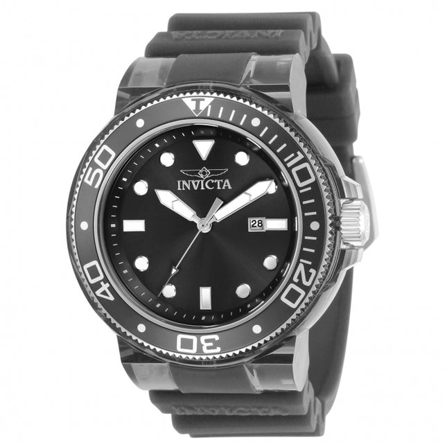 INVICTA Men's Pro Diver Giant Translucent Black 51.5mm Watch