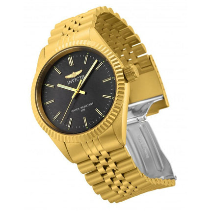 INVICTA Men's Classic Jubilee 43mm Gold/Charcoal Watch
