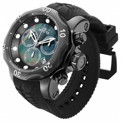 INVICTA Men's Venom Chronograph 1000m Silicone Black 54mm Watch