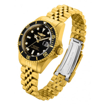 INVICTA Women's Pro Diver Lady 34mm 100m Jubilee Gold/Black Watch