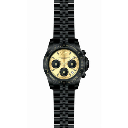 INVICTA Men's Speedway 39.5mm Jubilee Black Panda Edition Watch