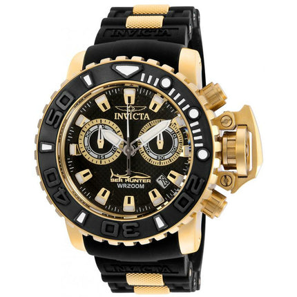 INVICTA Men's Sea Hunter Suisse Gold/Black Watch