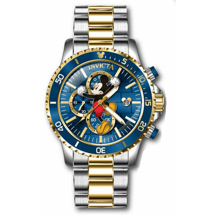 INVICTA Men's Disney Climbing Mickey Ltd Edition Chronograph 48mm Two Tone Watch