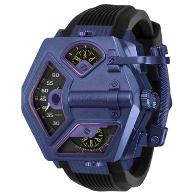 INVICTA Men's Akula Mekana Automatic 48mm Purple / Black Silicone Skeleton Watch