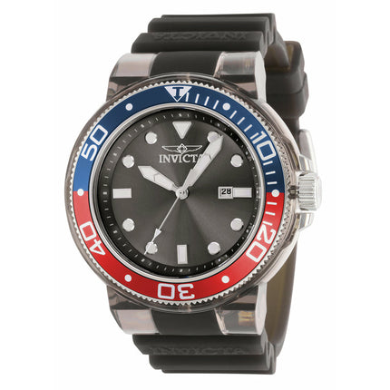 INVICTA Men's Pro Diver 51.5mm Anatomic Pepsi 100m Silicone Strap Watch
