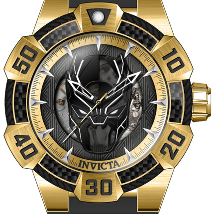 INVICTA Men's Marvel Black Panther Automatic Limited Edition Chronograph Steel 52mm Watch