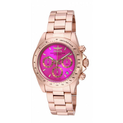 INVICTA Women's Speedway 39mm Chronograph Watch Rose Gold/Pink