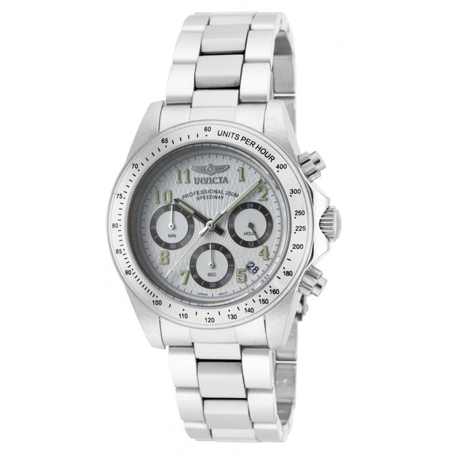 INVICTA Men's Speedway 39.5mm Oyster Silver Edition Chronograph Watch