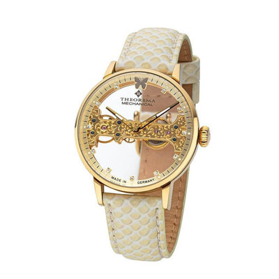 TUFINA GERMANY LADY BUTTERFLY THEOREMA GOLD | BEIGE Watch